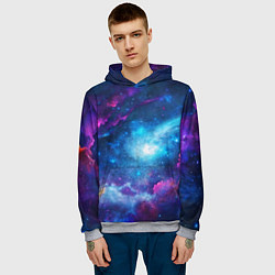 Толстовка-худи мужская Комета, цвет: 3D-меланж — фото 2