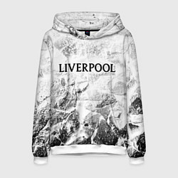 Толстовка-худи мужская Liverpool white graphite, цвет: 3D-белый