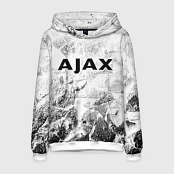 Толстовка-худи мужская Ajax white graphite, цвет: 3D-белый