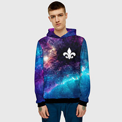 Толстовка-худи мужская Saints Row space game, цвет: 3D-черный — фото 2