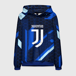 Толстовка-худи мужская Juventus sport geometry steel, цвет: 3D-синий