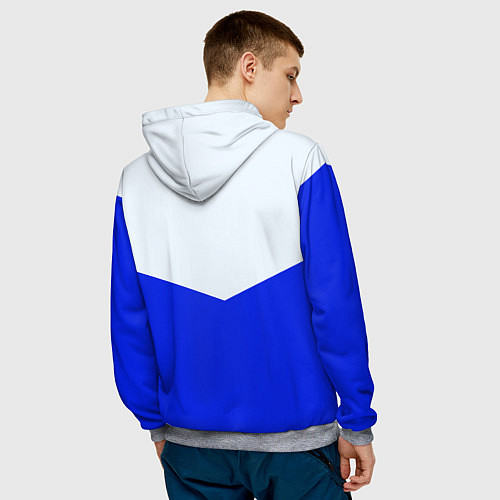 Мужская толстовка Napoli fc geometry / 3D-Меланж – фото 4