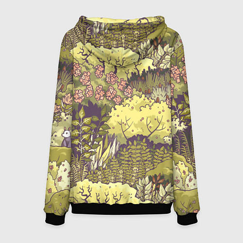 Мужская толстовка Найди опоссума / 3D-Черный – фото 2