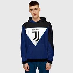 Толстовка-худи мужская Juventus sport geometry color, цвет: 3D-черный — фото 2