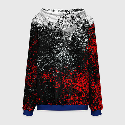 Мужская толстовка Samurai брызги красок / 3D-Синий – фото 2