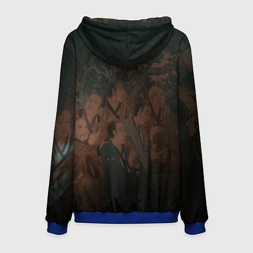 Мужская толстовка Sun Wukong Black myth wukong / 3D-Синий – фото 2