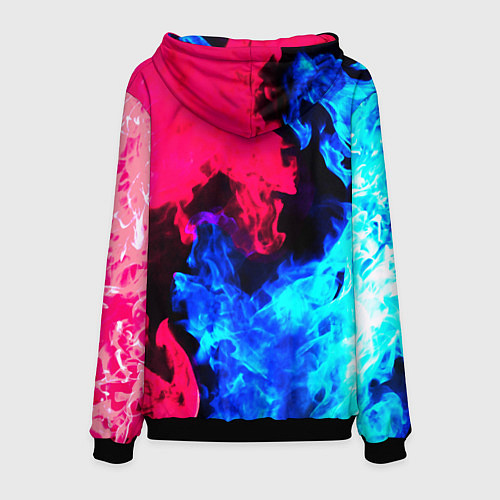 Мужская толстовка Assassins Creed fight fire / 3D-Черный – фото 2