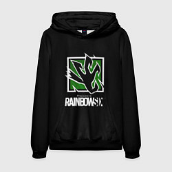 Толстовка-худи мужская Ubisoft game rainbow six, цвет: 3D-черный