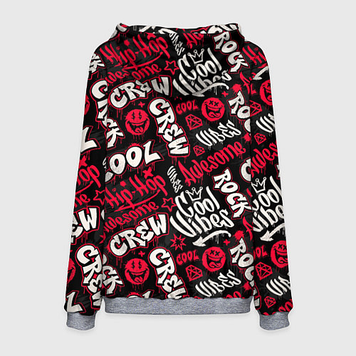 Мужская толстовка Крутая команда / 3D-Меланж – фото 2
