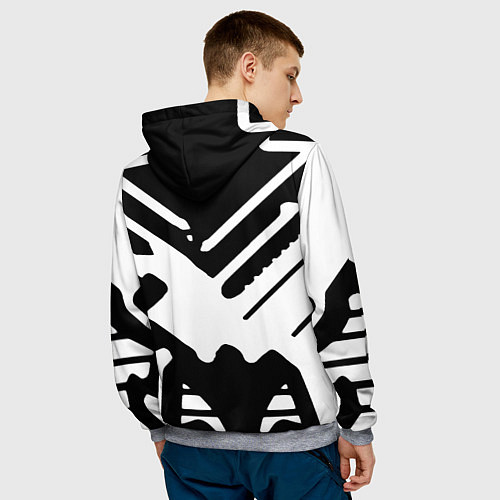 Мужская толстовка Rainbow six паттерн дигл / 3D-Меланж – фото 4