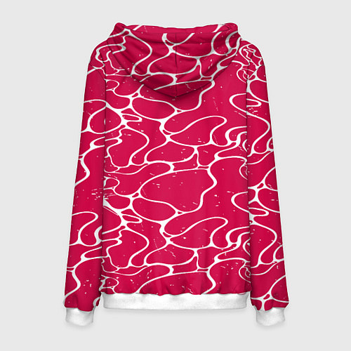 Мужская толстовка Яркий абстрактный паттерн для спорта / 3D-Белый – фото 2