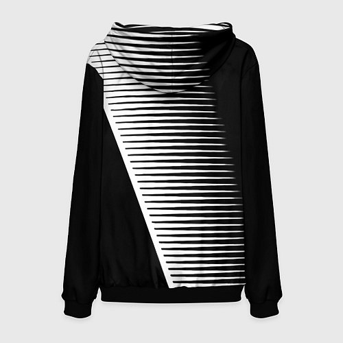 Мужская толстовка Герб текстура геомтерия / 3D-Черный – фото 2