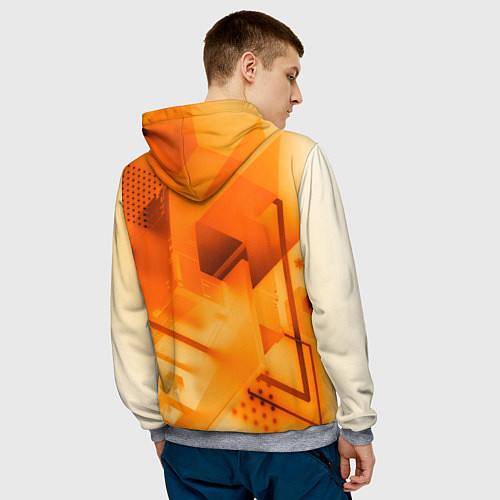 Мужская толстовка Half life rusty steel / 3D-Меланж – фото 4