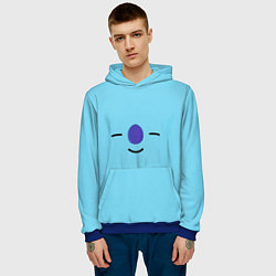 Толстовка-худи мужская BT21-Koya, цвет: 3D-синий — фото 2
