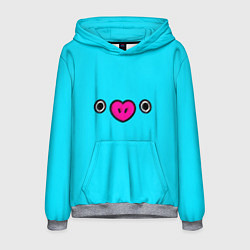 Толстовка-худи мужская BT21-Mang, цвет: 3D-меланж