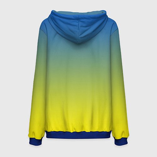 Мужская толстовка Borussia gradient / 3D-Синий – фото 2