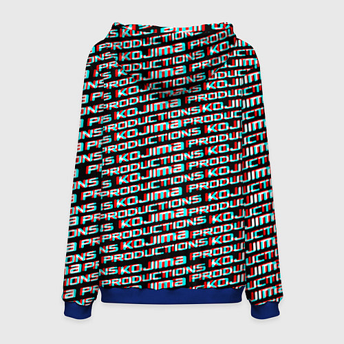 Мужская толстовка Kojima game / 3D-Синий – фото 2