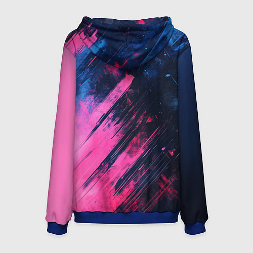 Мужская толстовка The First Descendant - Texture / 3D-Синий – фото 2