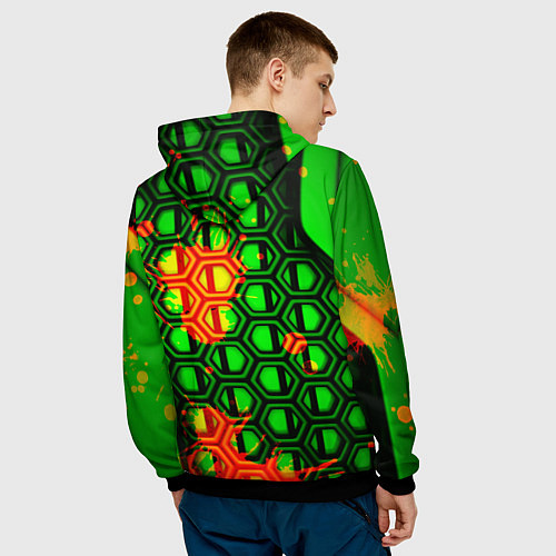 Мужская толстовка The Elder Scrolls game / 3D-Черный – фото 4