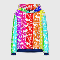 Мужская толстовка Marshmello rainbow