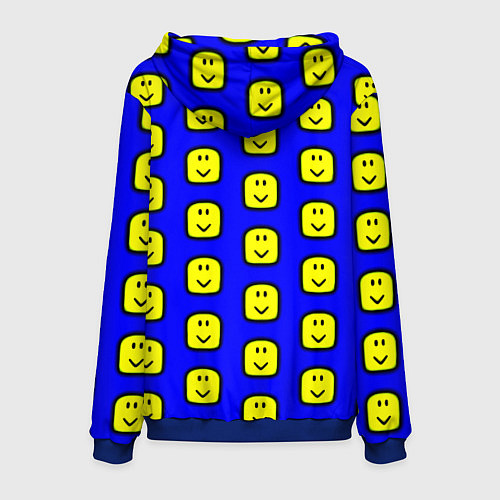 Мужская толстовка Roblox pattern mobile / 3D-Синий – фото 2