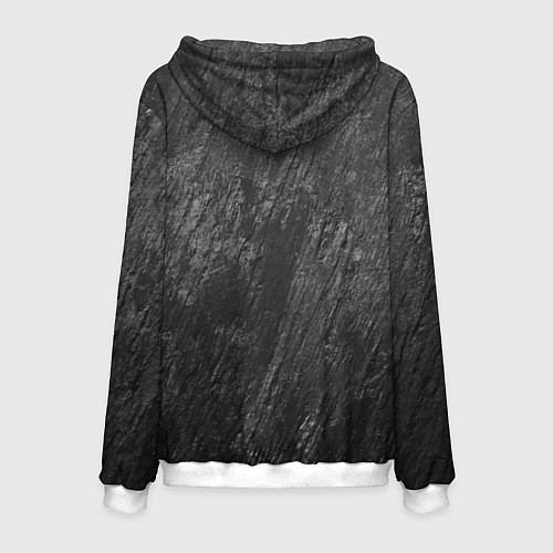 Мужская толстовка Три слезы бога на камне / 3D-Белый – фото 2
