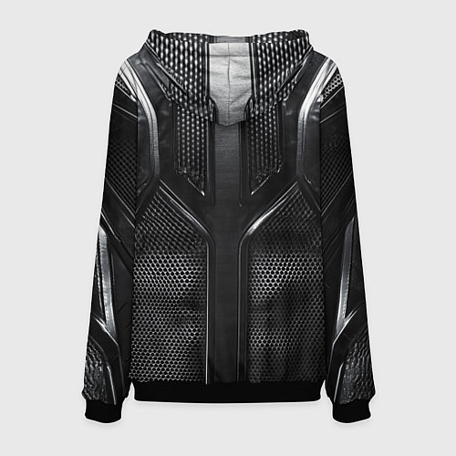 Мужская толстовка Карбоновый байкер / 3D-Черный – фото 2