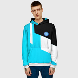 Толстовка-худи мужская Napoli geometry fc, цвет: 3D-белый — фото 2