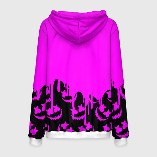 Мужская толстовка Marshmello neon nasa / 3D-Белый – фото 2