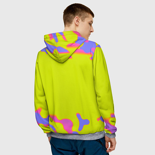 Мужская толстовка Манчестер Юнайтед камуфляж / 3D-Меланж – фото 4