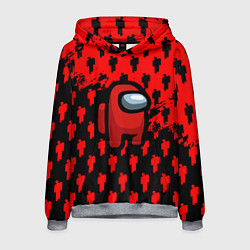 Толстовка-худи мужская Billie Eilish x Among us, цвет: 3D-меланж