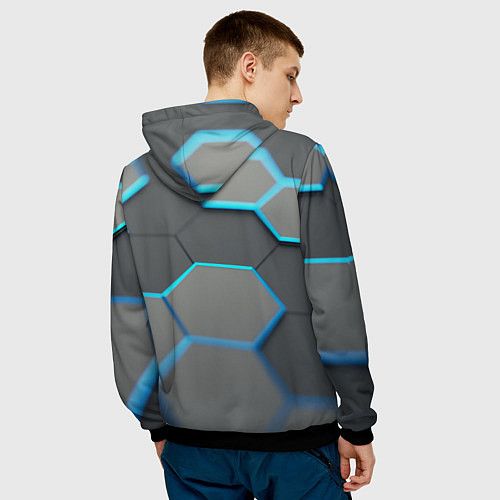 Мужская толстовка Dead cells броня / 3D-Черный – фото 4