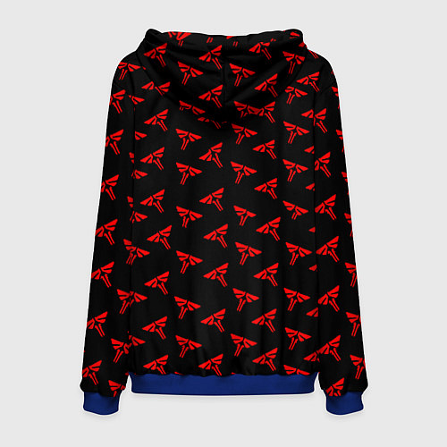 Мужская толстовка The Last of Us pattern game / 3D-Синий – фото 2