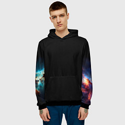 Толстовка-худи мужская Руки вселенной, цвет: 3D-черный — фото 2