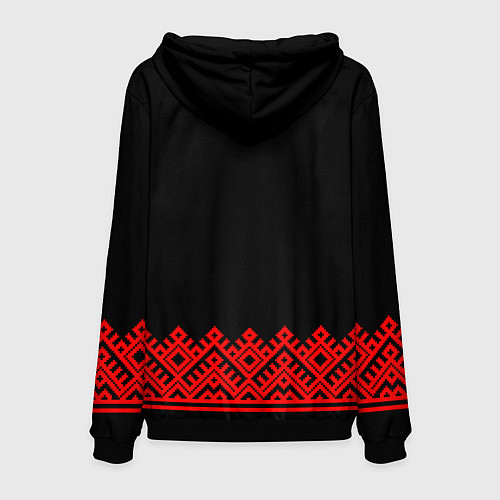 Мужская толстовка Вышиванка обережная - род / 3D-Черный – фото 2