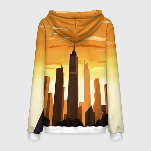 Мужская толстовка Коты быстрого реагирования / 3D-Белый – фото 2