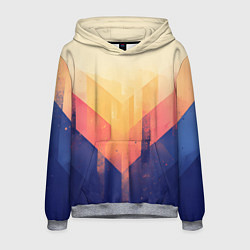 Мужская толстовка Abstract art - geometric shapes