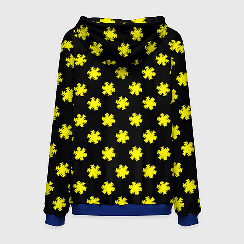 Мужская толстовка Skyrim winter game / 3D-Синий – фото 2