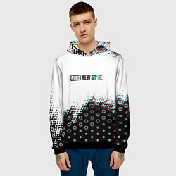 Толстовка-худи мужская PUBG game steel, цвет: 3D-черный — фото 2