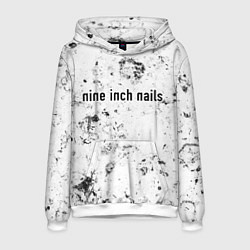 Толстовка-худи мужская Nine Inch Nails dirty ice, цвет: 3D-белый