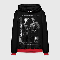 Толстовка-худи мужская Depeche Mode Black Celebration 1986, цвет: 3D-красный