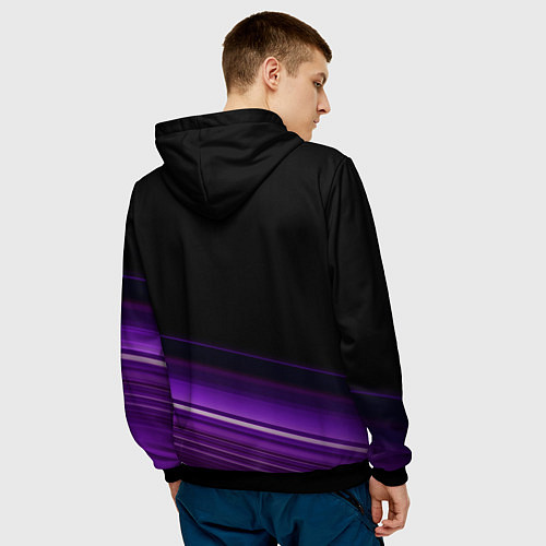 Мужская толстовка GTA VI - Vice city / 3D-Черный – фото 4