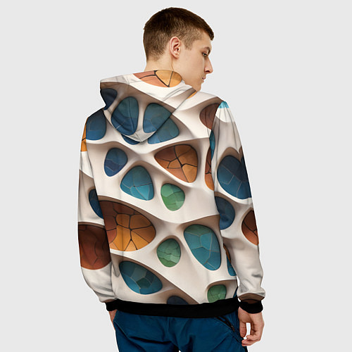 Мужская толстовка Вдохновлено Антонио Гауди / 3D-Черный – фото 4