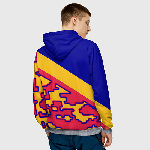 Мужская толстовка Doom камуфляж / 3D-Меланж – фото 4