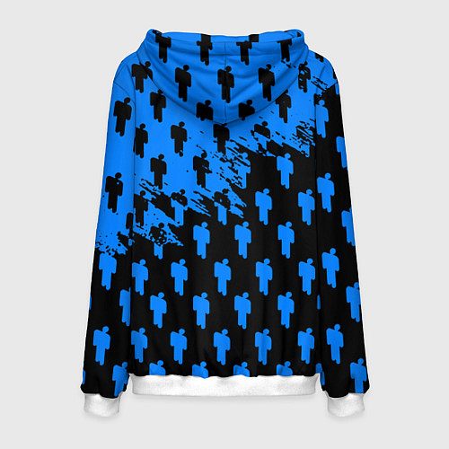 Мужская толстовка Portal человечки / 3D-Белый – фото 2