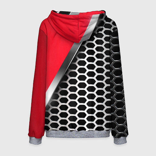 Мужская толстовка Nissan metalic auto / 3D-Меланж – фото 2