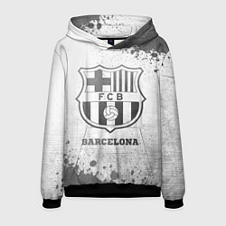 Толстовка-худи мужская Barcelona - white gradient, цвет: 3D-черный