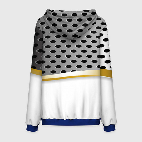 Мужская толстовка Россия броня герб / 3D-Синий – фото 2