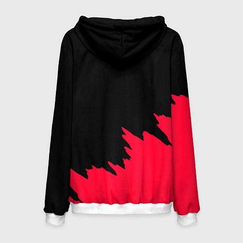 Мужская толстовка Fortnite розовые краски / 3D-Белый – фото 2