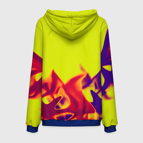 Мужская толстовка Starfield fire steel / 3D-Синий – фото 2